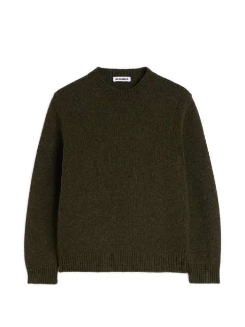 Jil Sander crew-neck wool sweater Green J02GP0254J14849