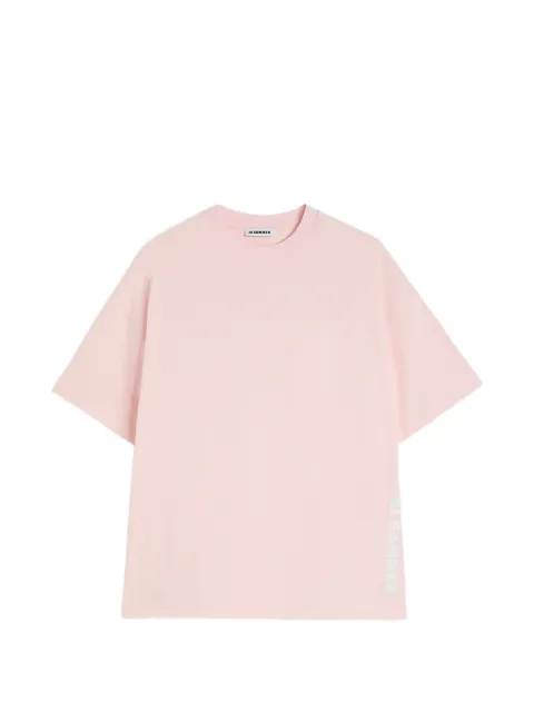 Jil Sander logo-print boxy-fit T-shirt Pink J22GC0277J20348