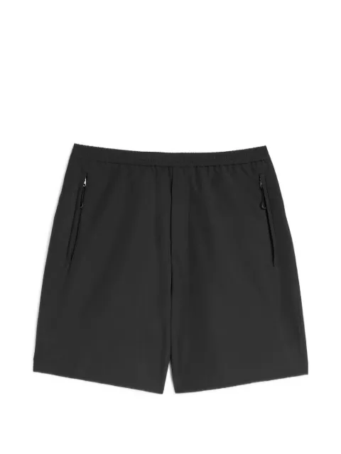 Jil Sander water-repellent dropped-crotch shorts Black J22KA0382J74276