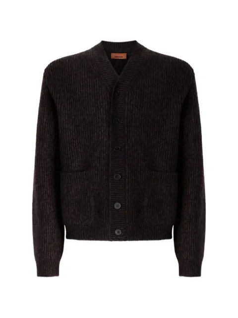 Missoni wool and viscose mélange cardigan Brown US26WM0HBK01JS