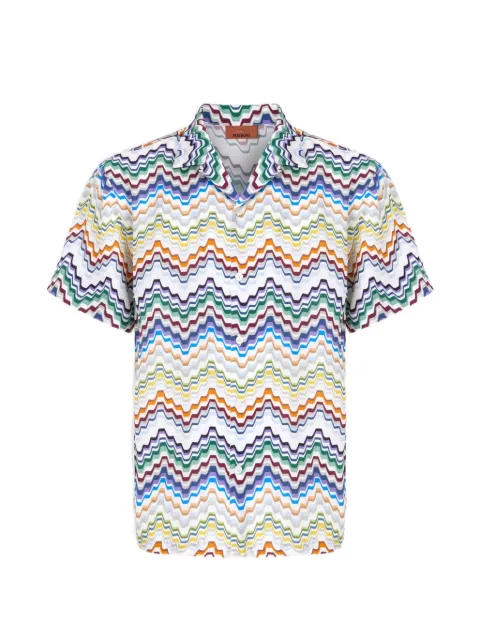 Missoni zigzag-print shirt White BS26WJ00BW012I