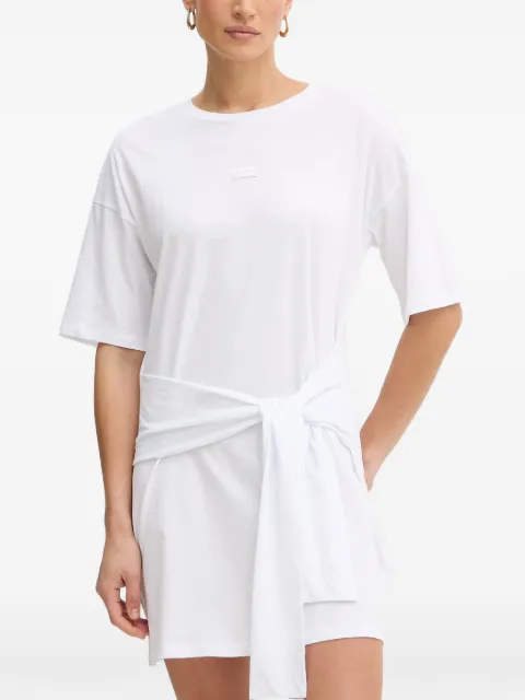 Armani Exchange tie-waist mini dress White XW002085AF1