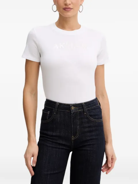 Armani Exchange logo-print cotton T-shirt White XW002340AF1
