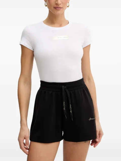 Armani Exchange logo-print short-sleeve T-shirt White XW002327AF1