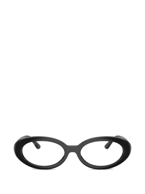 Ray-Ban oval-frame glasses Black RB2223V
