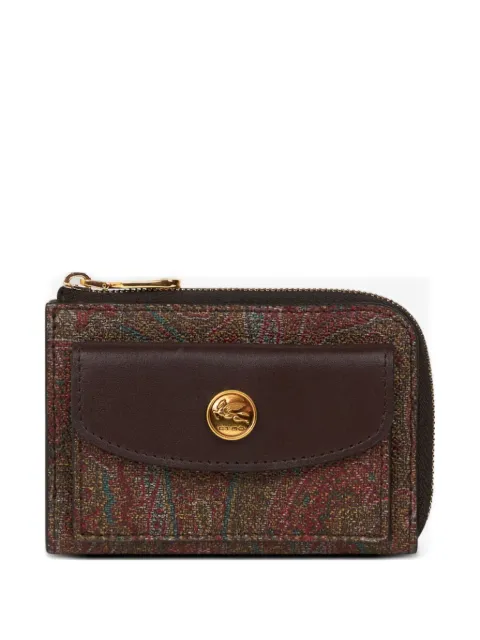 ETRO Arnica paisley-print coin purse Brown WP2E0007AA027