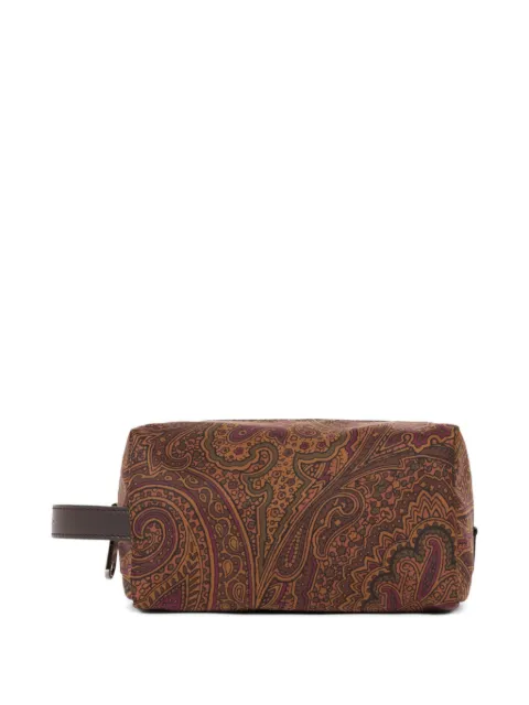 ETRO small Arnica paisley-print wash bag Brown MP2C0012AK18V