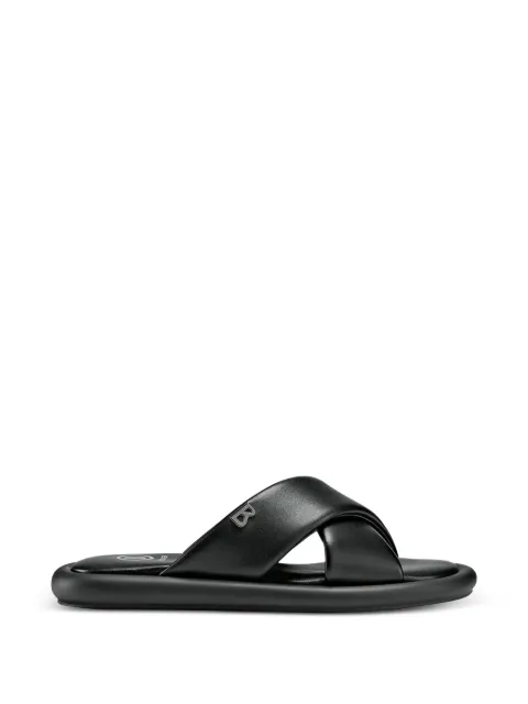 BOGNER Portofino criss-cross strap sandals Black 12625151