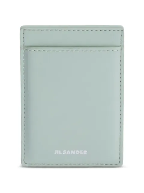 Jil Sander magnetic card holder Green J10VL0036P6986