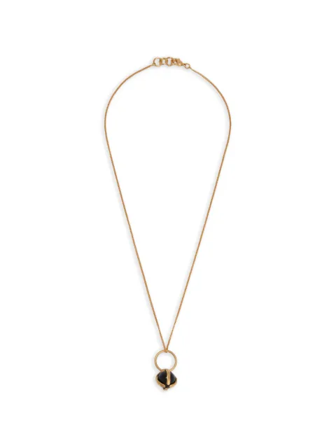 Jil Sander onyx-pendant necklace Black J11UU0221P9377