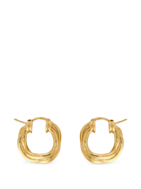 Jil Sander Tangle knot earrings Yellow J11VG0348P4877