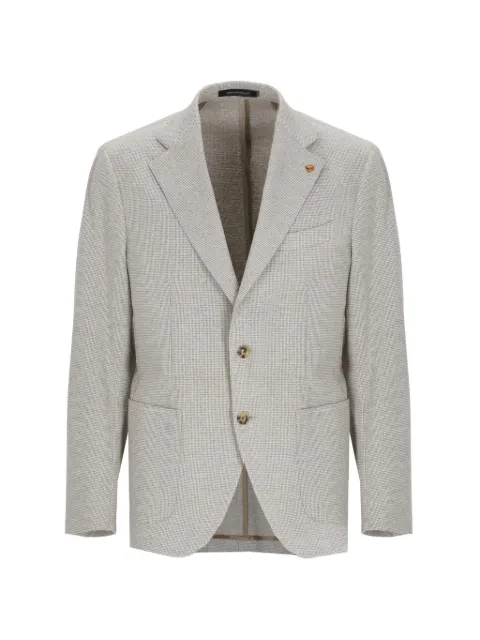 LATORRE houndstooth-pattern blazer Grey JF74JJ241400