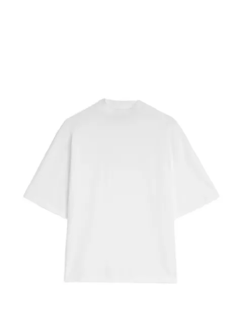 Jil Sander mock-neck boxy-fit T-shirt White J02GC0166J45084