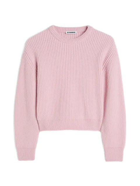 Jil Sander ribbed-knit sweatshirt Pink J02GP0290J14848668