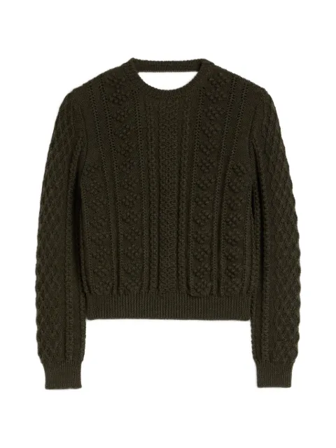 Jil Sander long-sleeves sweater Green J02GP0260J14846