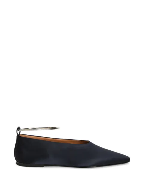 Jil Sander pointed-toe ballet flats Blue J15WZ0039P7551