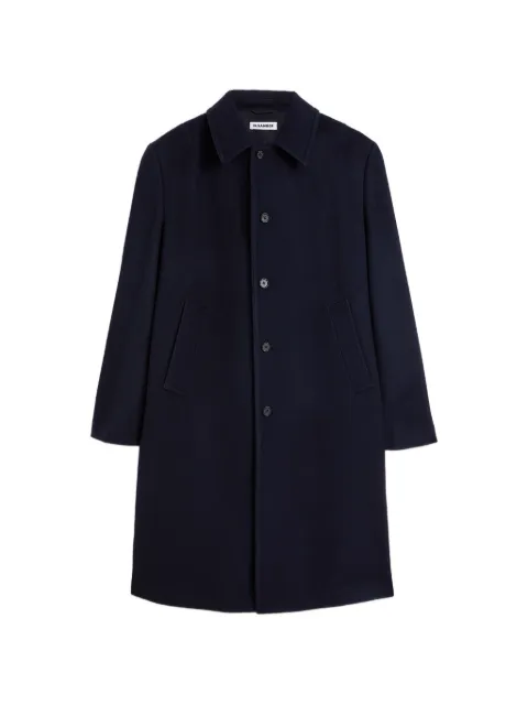 Jil Sander single-breasted wool coat Blue J22SW0118J40339