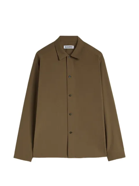 Jil Sander long-sleeves shirt Brown J22DL0395J74276
