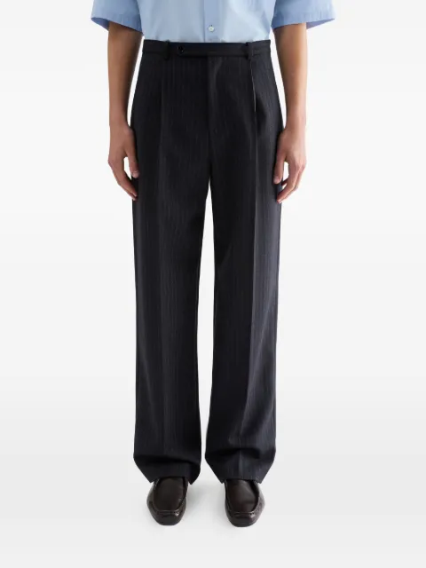 Jil Sander pinstripe-pattern trousers Blue J22KA0372J40334