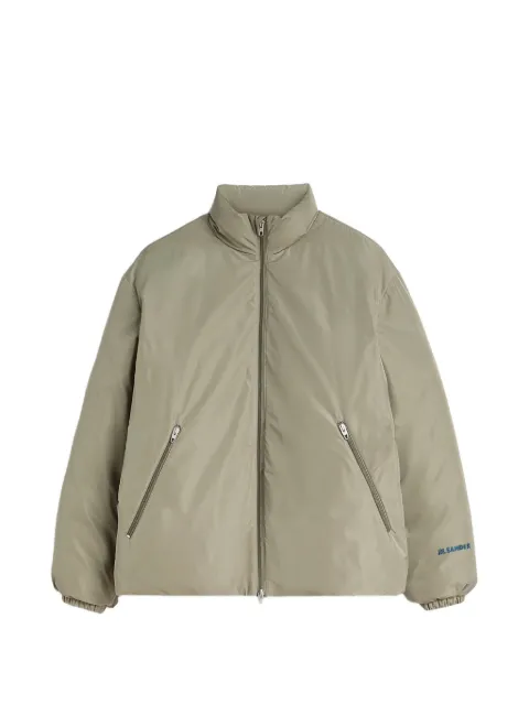 Jil Sander taffeta down jacket Green J22AF0119