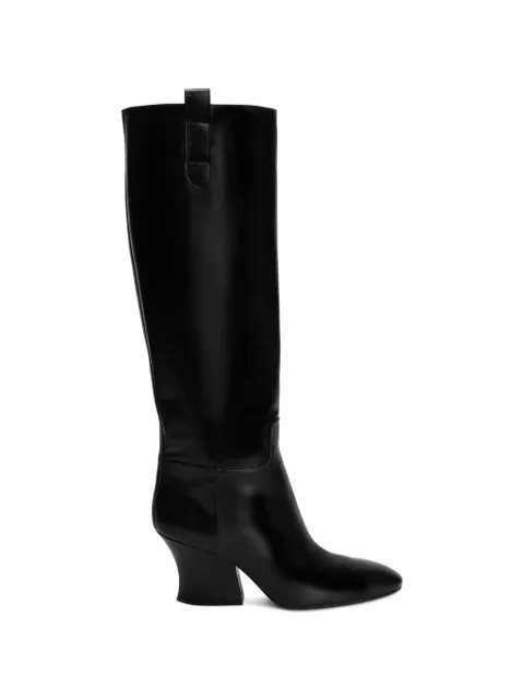 Jil Sander block-heel boots Black J15WW0075P7689