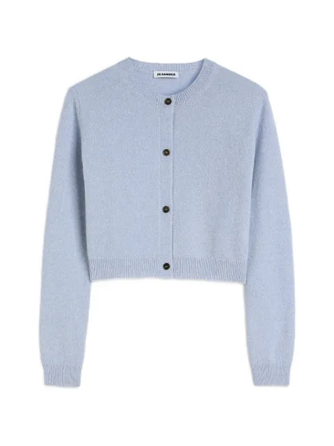 Jil Sander crew-neck cardigan Blue J02HP0068J14856