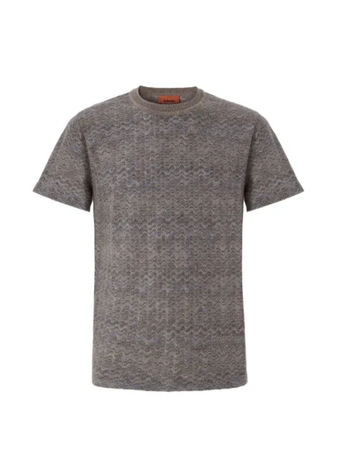 Missoni crew-neck T-shirt Grey US26WL05BR0162