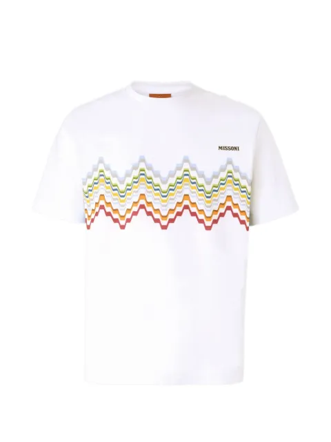 Missoni Zigzag-print T-shirt White BS26WL00BJ00R8