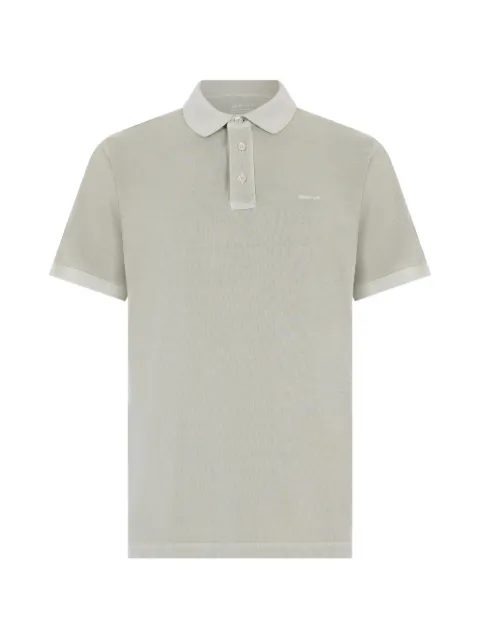 Gant logo-embroidered polo shirt Grey 2014057