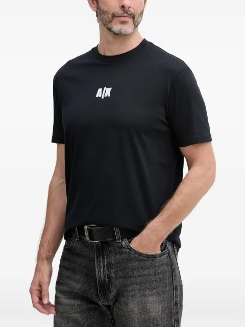 Armani Exchange logo-print T-shirt Black XM002509AF1