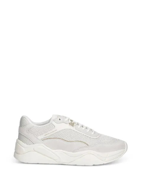 Armani Exchange panelled mesh sneakers Neutrals XW002805AF2