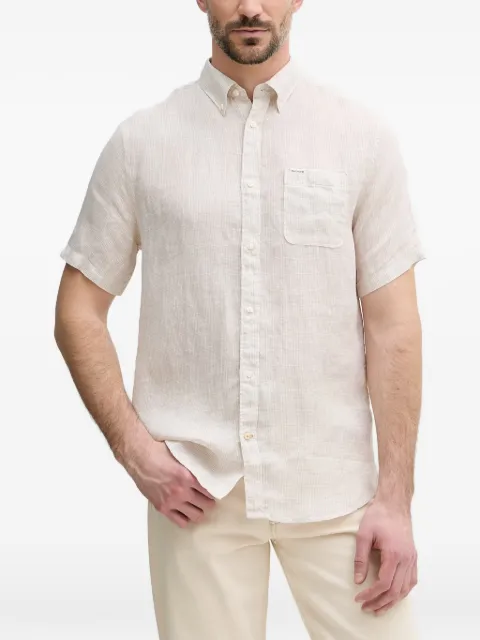 Barbour Linton short-sleeved shirt Neutrals MSH5735