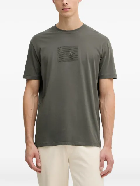 Armani Exchange logo-print short-sleeve T-shirt Green XM002456AF1