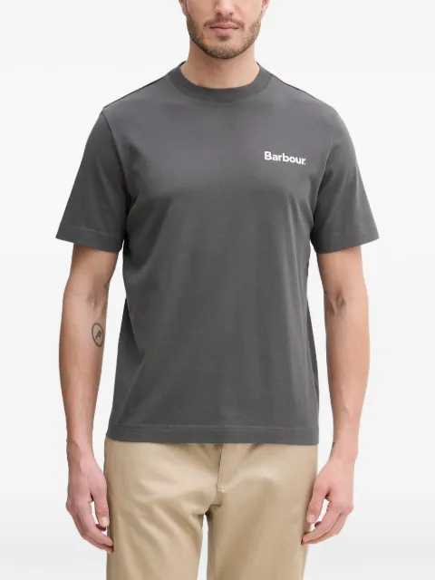 Barbour logo-print T-shirt Grey MTS1566