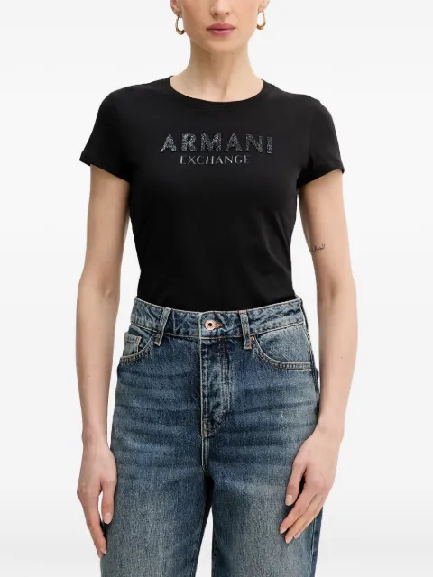 Armani Exchange logo-embellished T-shirt Black XW002106AF10356