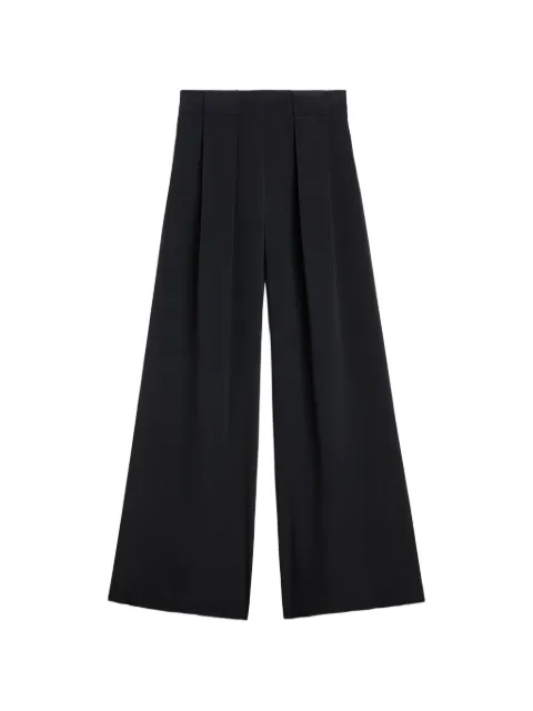 MOMONÌ Aspen pleated palazzo pants Black 200MMOPA01920013MO