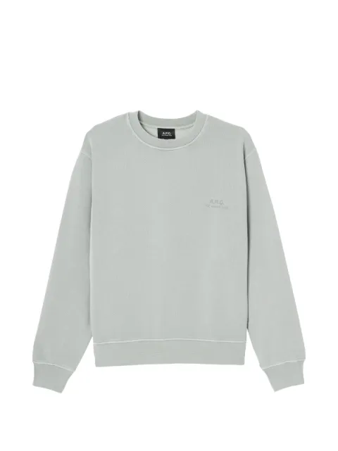 A.P.C. logo-print sweatshirt Green COHBTH37058