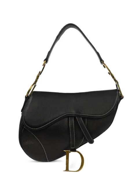 Christian Dior Pre-Owned 2002 Saddle tote bag Black 117931
