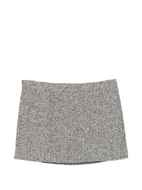 Michael Kors tweed-effect mini skirt Black MT670N0H6U