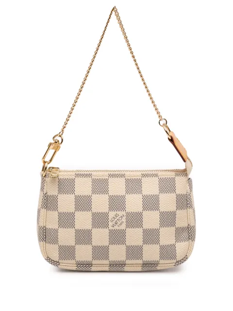 Louis Vuitton Pre-Owned 2010 Damier Azur Mini Pochette Accessoires handbag White NPNB1PJ0Z5FWDK40
