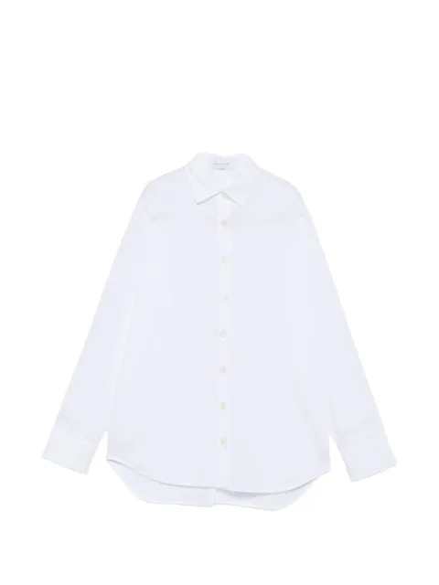 THE NINA STUDIO buttoned tie-fastening shirt White N2744