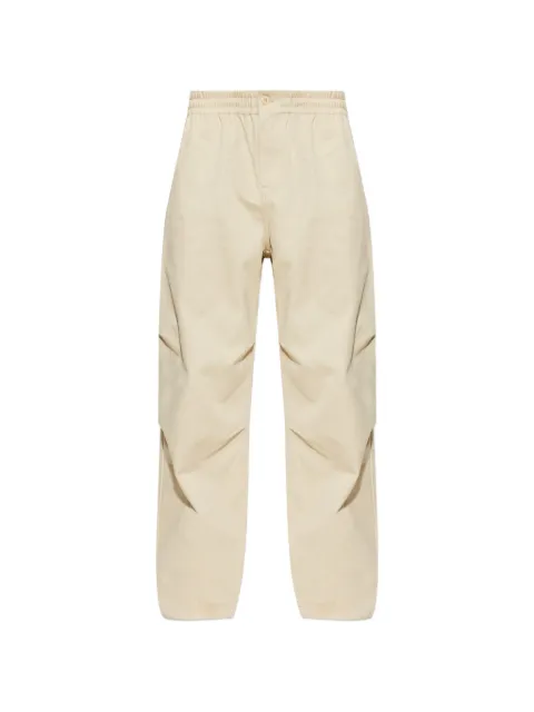 Kenzo loose-fit cotton trousers Neutrals FG65PA5089OD