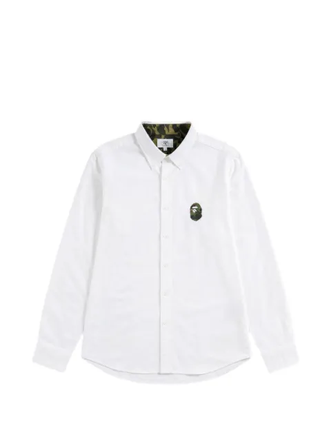 A BATHING APE® 1St Camo One Point shirt White 1M30131005