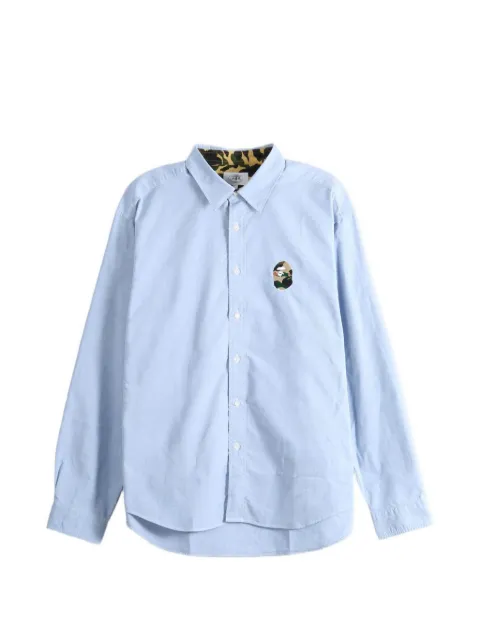A BATHING APE® 1St Camo One Point shirt Blue 1M30131005