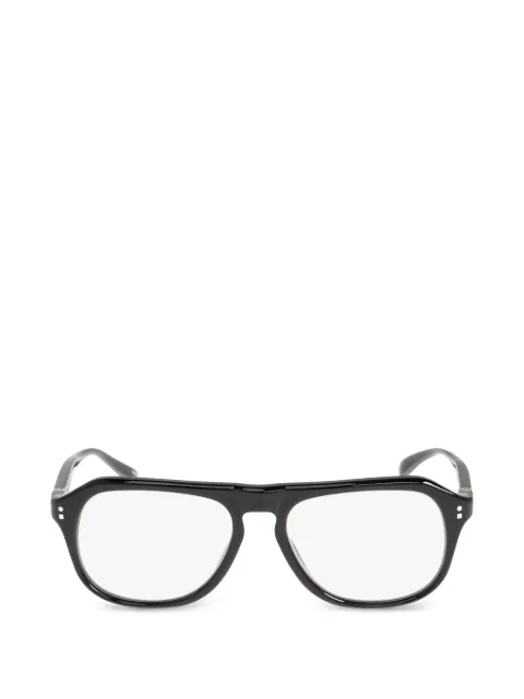 Jacquemus x Linda Farrow geometric-frame glasses Black JAC214C10OPT