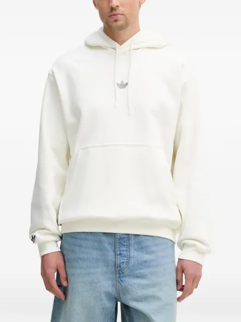 adidas graphic-print hoodie Neutrals KD1437