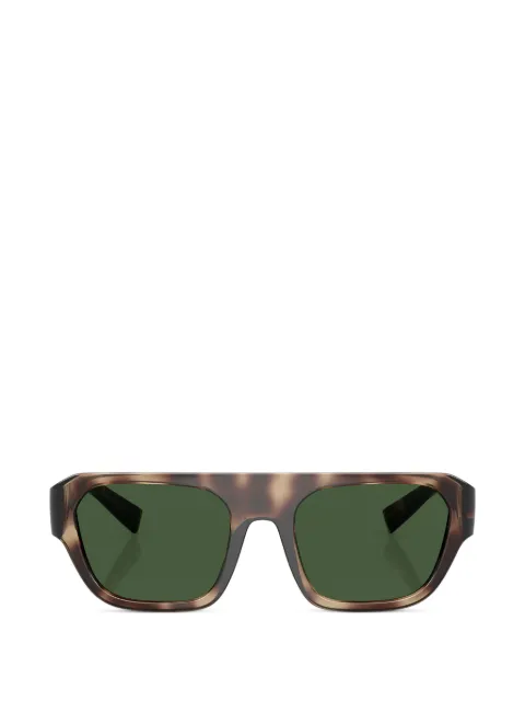 Dolce & Gabbana Eyewear tortoiseshell-effect rectangle-frame sunglasses Brown DG6206