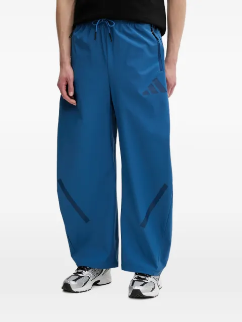 adidas logo-print wide-leg trousers Blue KF0577