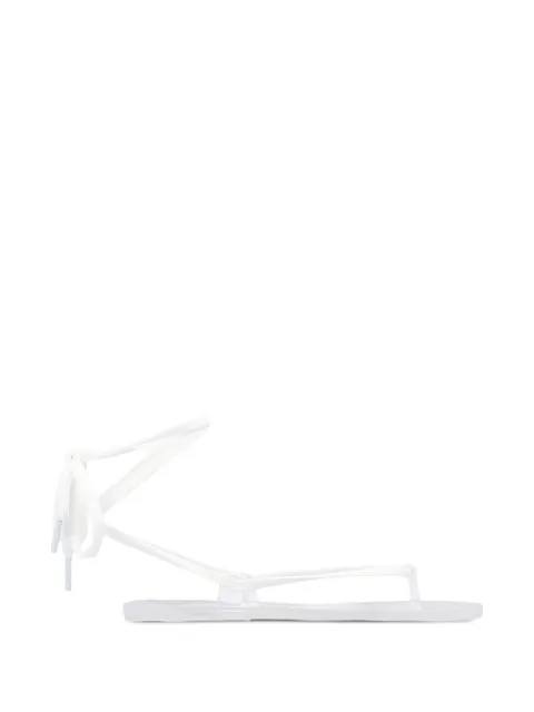 Ancient Greek Sandals Esther tie-fastening sandals White ESTHERCLEAR