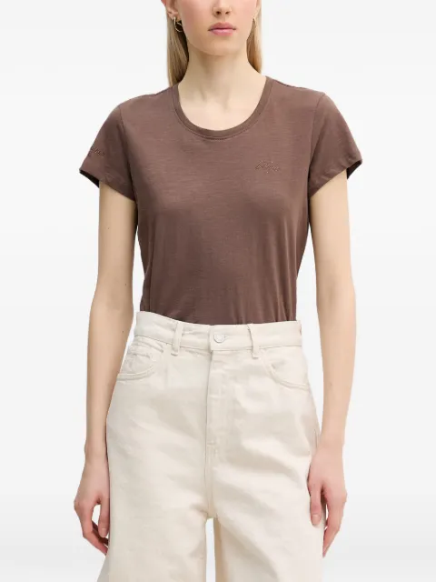 Mos Mosh MMSafina cotton T-shirt Brown 176800